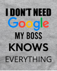 My boss knows everything My boss knows everything